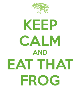 keep calm and at the frog
