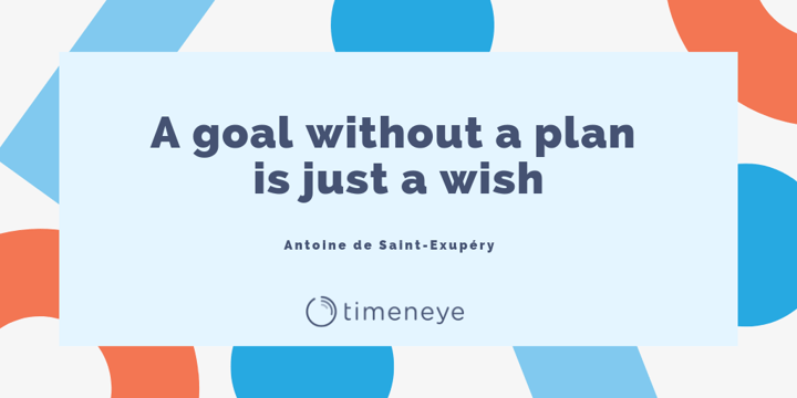 A goal without a plan is just a wish