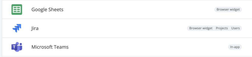 jira integration in timeneye