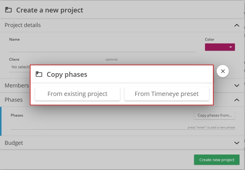 timeneye templates