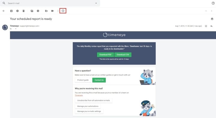 time tracking for gmail