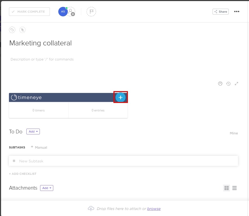 track time clickup tasks