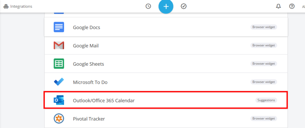 timeneye office 365 calendar integartion