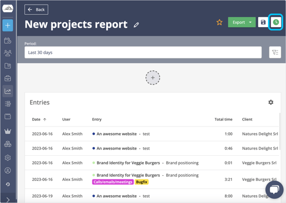 timeneye schedule timesheets