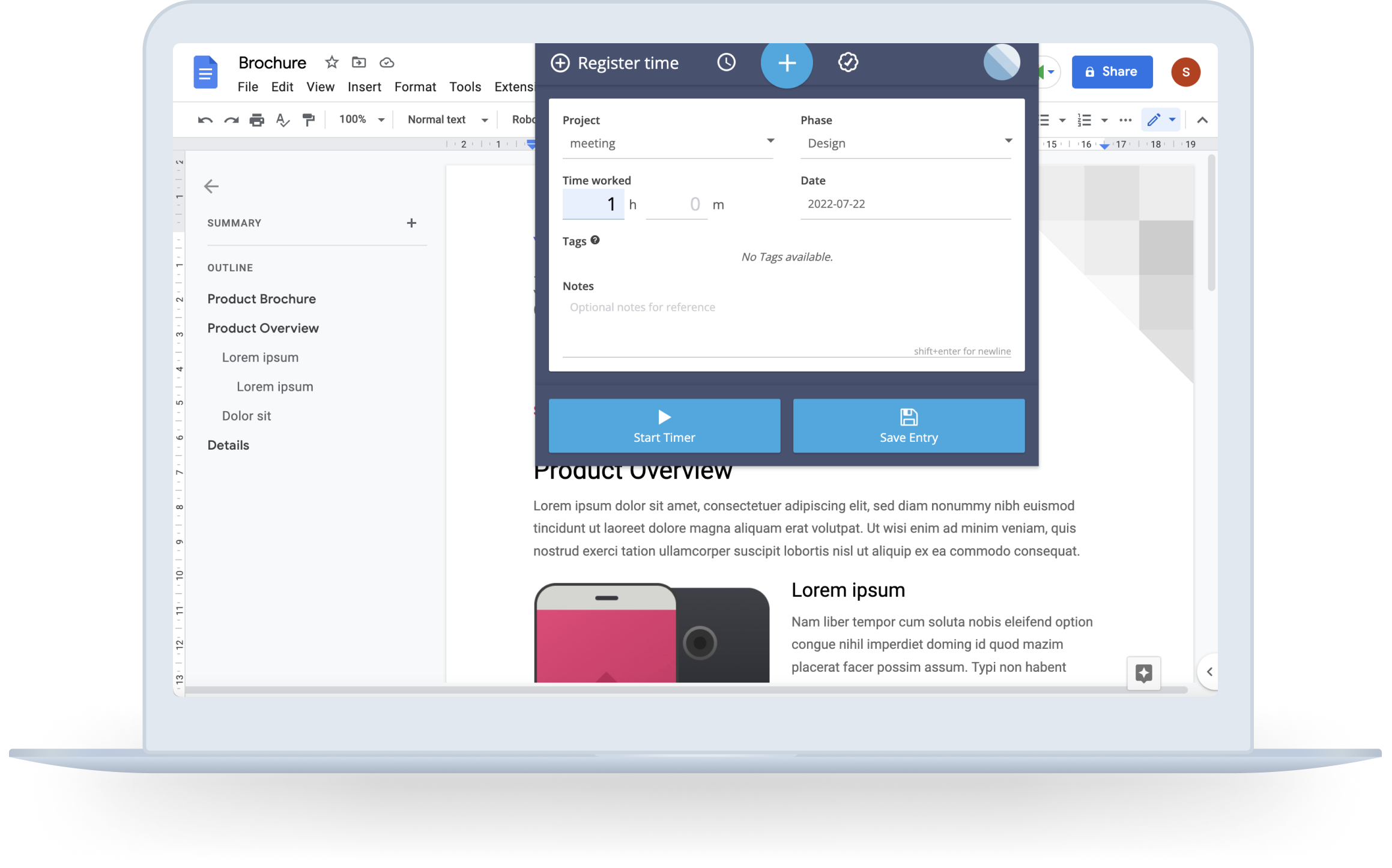 Google Docs hero image