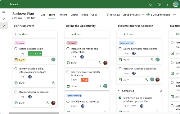 MS project tracker