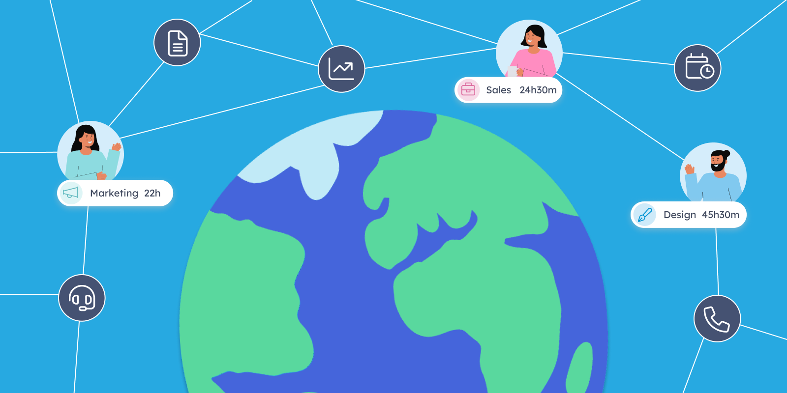 Time tracking for remote teams