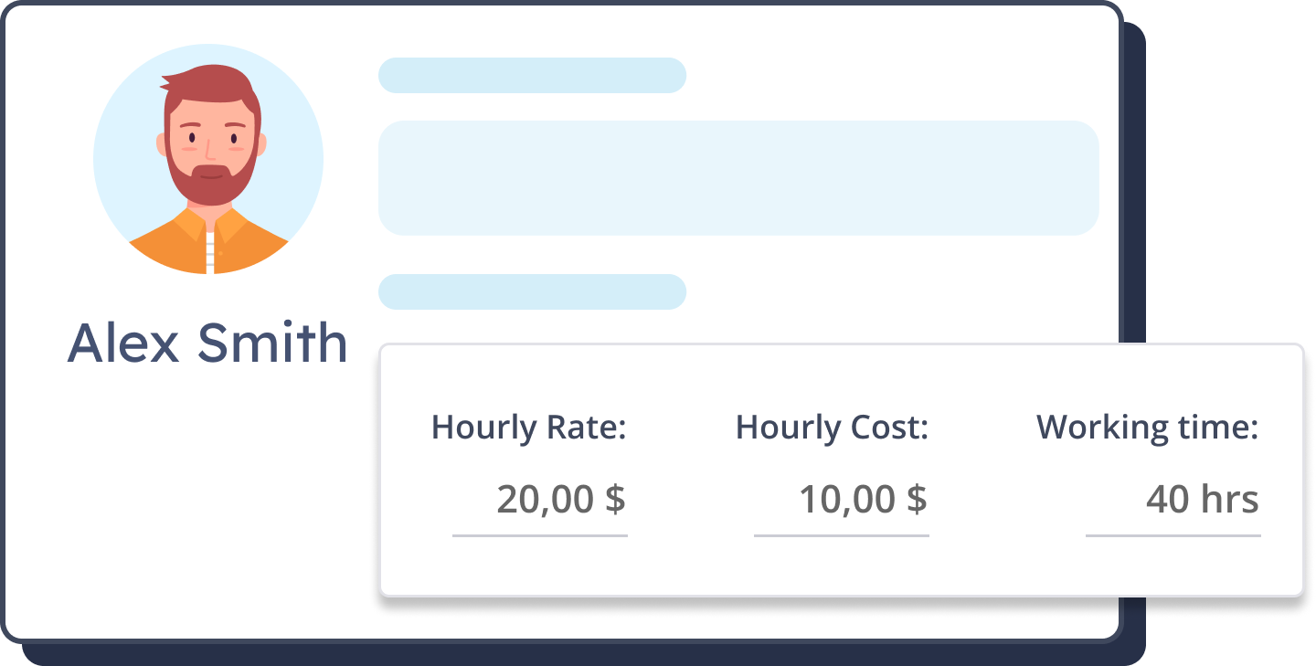 hourly rate&costs