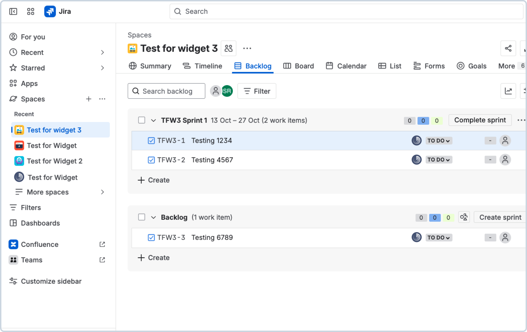 jira track screenshot