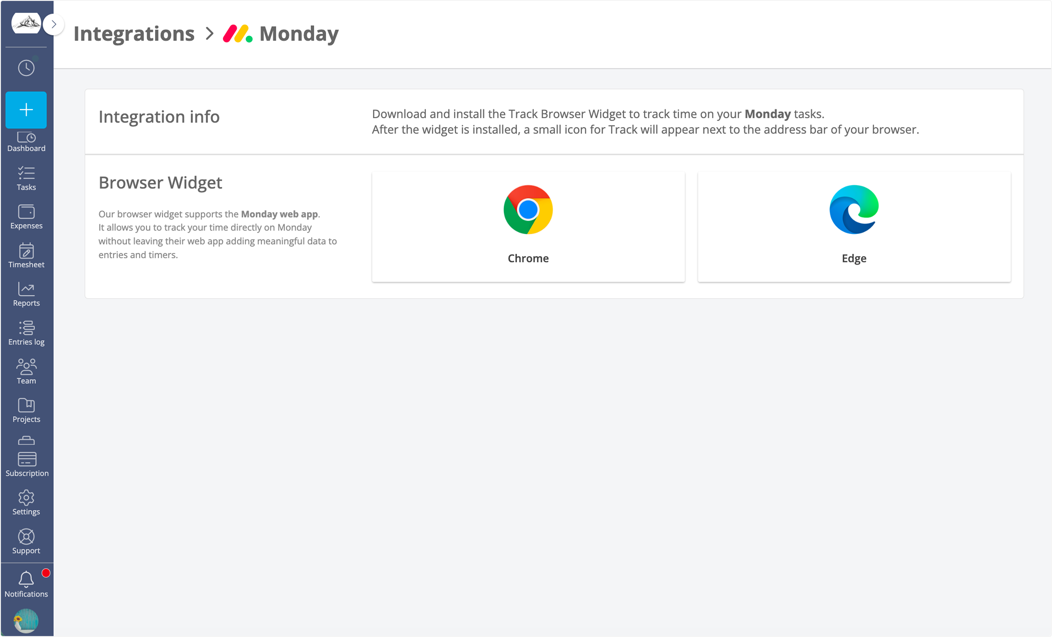 monday integration connect